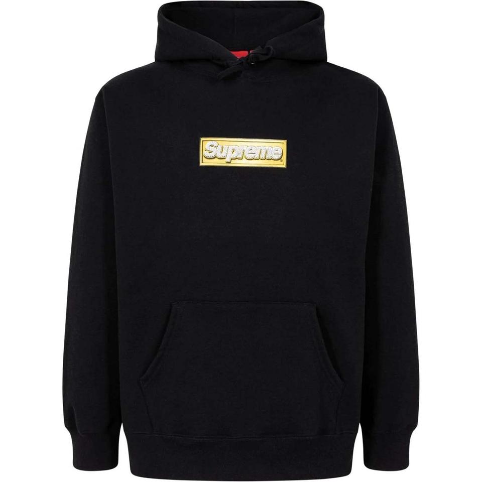 Sudadera Con Capucha Supreme Bling Box Logo Negras | Supreme 102SO